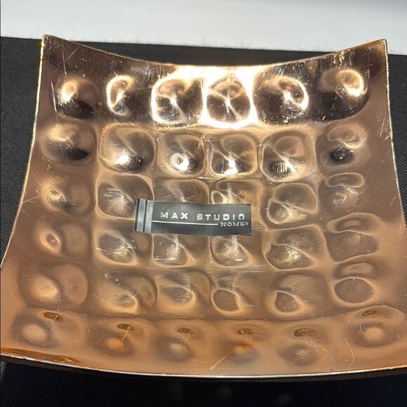 Max Studio Metallic Copper colored catch all. - Picture 2 of 12